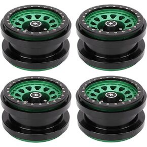 VBESTLIFE RC Car Tires,4 PCS RC Vehicle Wheels Rims 2.9in 12 Hole Aluminum Alloy RC Model Car Non Stick Metal Wheel Hub for 1/6 AXAIL SCX6