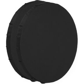 PATIKIL Paint Canvases for Painting, 2 Pack 6 Inch Round Wood Frame Stretched Blank Art Canvas Board Panels for Acrylic, Oil, Tempera Painting, Black in Kuwait