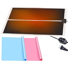 Resin Mold Heating Mat, Resin Curing Machine with 2 pcs Silicone Mats for Fast Curing Epoxy Resin, Resin Dryer for Silicone Molds, Resin Molds, Resin Supplies in Kuwait