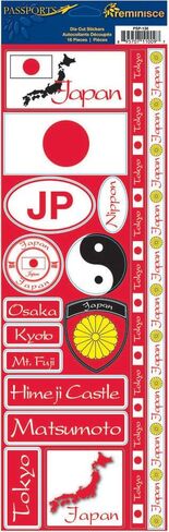 Reminisce Passports Combo Sticker, Japan in Saudi Arabia