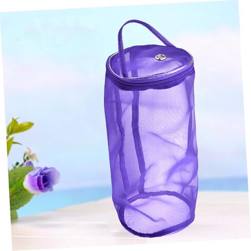 Zerodeko حقيبة تخزين شبكية حمل أداة حمل حقيبة أداة منظم حقيبة تخزين الغزل حقائب حمل للسفر تخزين حقيبة يد دليل الغزل قوس غزل الصوف الوردي سلة الغزل الفارغة منظم الغزل in Kuwait