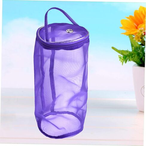 Zerodeko حقيبة تخزين شبكية حمل أداة حمل حقيبة أداة منظم حقيبة تخزين الغزل حقائب حمل للسفر تخزين حقيبة يد دليل الغزل قوس غزل الصوف الوردي سلة الغزل الفارغة منظم الغزل in Kuwait