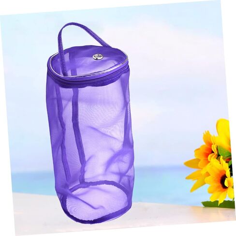 Zerodeko حقيبة تخزين شبكية حمل أداة حمل حقيبة أداة منظم حقيبة تخزين الغزل حقائب حمل للسفر تخزين حقيبة يد دليل الغزل قوس غزل الصوف الوردي سلة الغزل الفارغة منظم الغزل in Kuwait