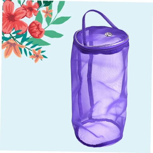 Zerodeko حقيبة تخزين شبكية حمل أداة حمل حقيبة أداة منظم حقيبة تخزين الغزل حقائب حمل للسفر تخزين حقيبة يد دليل الغزل قوس غزل الصوف الوردي سلة الغزل الفارغة منظم الغزل in Kuwait