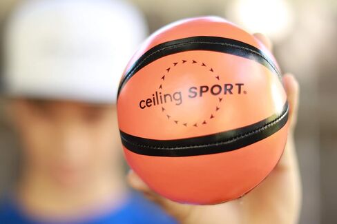 Ceiling Swish: Indoor Mini Basketball Hoop for Kids Toy Game - Includes Basketball Net Backboard and Two Mini Basketballs in Saudi Arabia