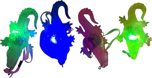 حبل تعليق على شكل حيوانات البحر بإضاءة LED على شكل ماموث كهربائي - مجموعة من 12 قطعة in Kuwait