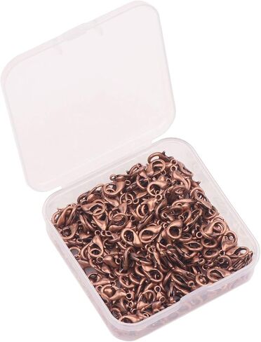 YAKA100pcs سبيكة جراد البحر المشابك كليب DIY قلادة مجوهرات العثور على صنع الملحقات السحابة هوك (النحاس الأحمر، 10x6mm / 0.39x0.23 بوصة) in Kuwait