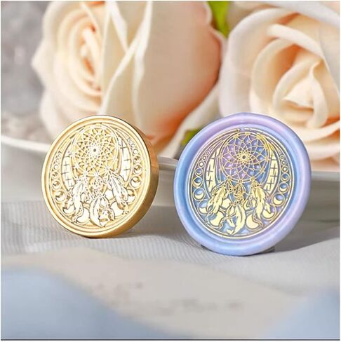 YOKIOU 3 قطع ختم الشمع الوردي ختم الرأس استبدال الرجعية العتيقة ختم الشمع سكرابوكينغ طوابع رئيس لدعوات حفل زفاف هدية فكرة الديكور in Kuwait