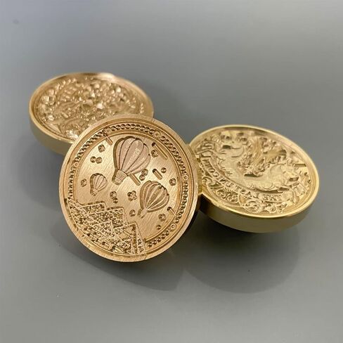 YOKIOU 3 قطع ختم الشمع الوردي ختم الرأس استبدال الرجعية العتيقة ختم الشمع سكرابوكينغ طوابع رئيس لدعوات حفل زفاف هدية فكرة الديكور in Kuwait