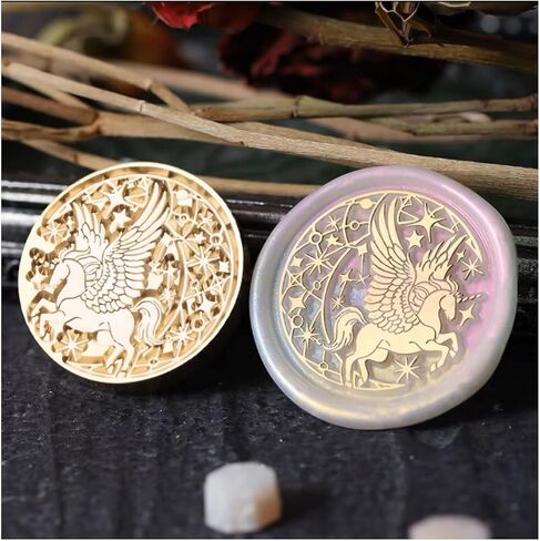 YOKIOU 3 قطع ختم الشمع الوردي ختم الرأس استبدال الرجعية العتيقة ختم الشمع سكرابوكينغ طوابع رئيس لدعوات حفل زفاف هدية فكرة الديكور in Kuwait