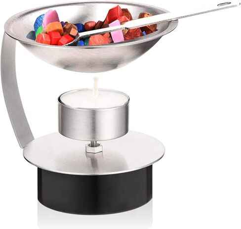 سخان ختم الشمع من إنكي، مجموعة ختم الشمع من الفولاذ المقاوم للصدأ، أداة وعاء فرن صهر الشمع مع ملعقة ذوبان، شموع صغيرة للأظرف، ختم الحروف، خرز ختم الشمع الذائب in Kuwait