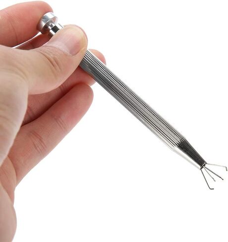 Prong Pick-up, 4 Prongs Diamond Holder Tool with Spring Loaded Plunger Can Grabs Beads Jewelry, Gem Claw Suitable for Precision Sorting Work in Saudi Arabia