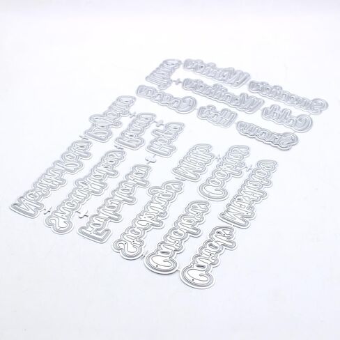 KSCRAFT 2023 Christmas Words Bundle Metal Cutting Dies Stencils for DIY Scrapbooking Decorative Embossing DIY Paper Card in Saudi Arabia