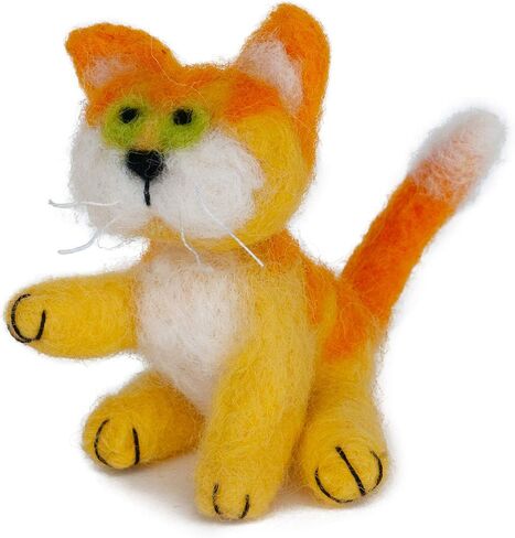 Dimensions Yellow Cat Felt Animals Needle Felting Kit, 3'' x 2.5'' in Saudi Arabia