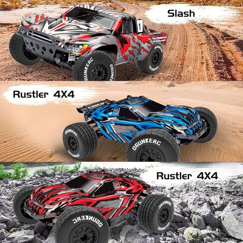 OGRC 4PCS 12mm Hex Tires Plastic Wheel Rims with Foam Inserts Rubber Tyres for 1/10 Tires for Traxxas Slash Redcat Axial Redcat HSP Tamiya HPI Kyosho RC Short Course Truck in Saudi Arabia