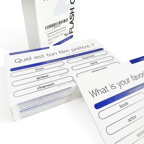 Pat's Flash Cards 250 Essential French Flash Cards Bundle in Kuwait