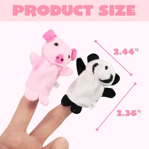 JOYIN 28 Packs Valentines Day Prefilled Hearts with Plush Animal Finger Puppet and Valentins Card for Kids Valentine Classroom Exchange, Valentine Party Favors, Gift Exchange, Game Prizes in Saudi Arabia