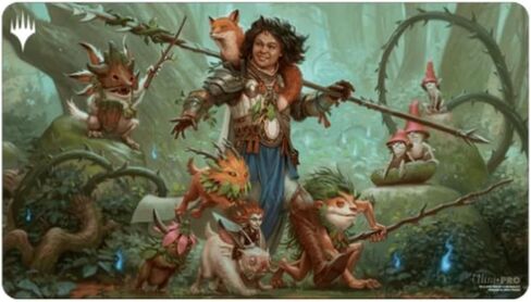 Ultra Pro - Wilds of Eldraine Playmat Ellivere of The Wild Court for Magic: The Gathering, MTG Card Playmat, Use as Oversize Mouse Pad, Desk Mat, Gaming Playmat, TCG Card Game Table Mat in Saudi Arabia