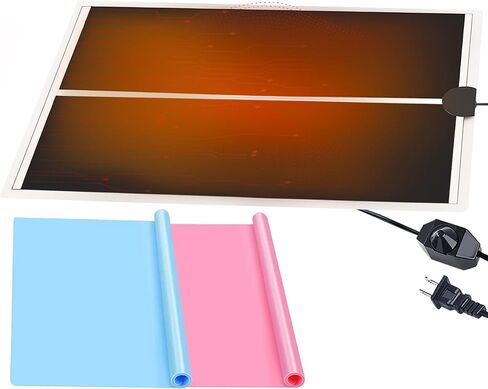 Resin Mold Heating Mat, Resin Curing Machine with 2 pcs Silicone Mats for Fast Curing Epoxy Resin, Resin Dryer for Silicone Molds, Resin Molds, Resin Supplies in Kuwait