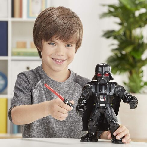 STAR WARS Galactic Heroes Mega Mighties 3-Pack - Stormtrooper, Darth Vader, and Chewbacca 10-Inch Action Figures, Kids Ages 3 and Up (Amazon Exclusive) in Saudi Arabia