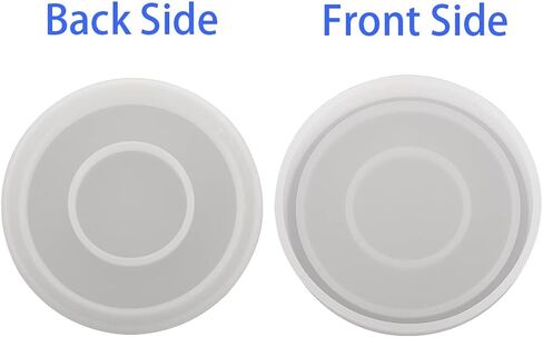 4 Pack Big DIY Round Coaster Silicone Mold, Diameter 3.94"/10cm, Molds for Casting with Resin, Cement in Saudi Arabia