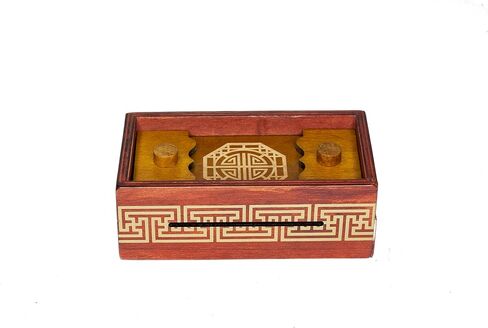 Project Genius: Emperor's Chest Gift Box Puzzle Brain Teaser Box That Holds Gift Cards, Money, Great Stocking Stuffer, Artfully Crafted Wooden Puzzle in Kuwait