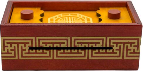 Project Genius: Emperor's Chest Gift Box Puzzle Brain Teaser Box That Holds Gift Cards, Money, Great Stocking Stuffer, Artfully Crafted Wooden Puzzle in Kuwait