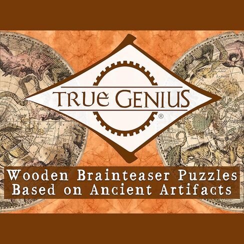 Project Genius: Emperor's Chest Gift Box Puzzle Brain Teaser Box That Holds Gift Cards, Money, Great Stocking Stuffer, Artfully Crafted Wooden Puzzle in Kuwait