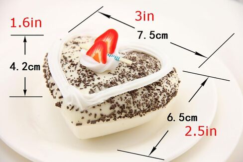 عملية شراء لطيفة، 6 ألوان حقيقية، حلوى كعكة وهمية مختلطة متنوعة نموذج معدات المسرح المنزلي in Kuwait