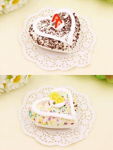 عملية شراء لطيفة، 6 ألوان حقيقية، حلوى كعكة وهمية مختلطة متنوعة نموذج معدات المسرح المنزلي in Kuwait