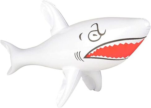 3 حيوانات قرش قابلة للنفخ بطول 24 - لمستلزمات حمام السباحة وهدايا عيد الميلاد للأطفال والكبار 3 عبوات in Kuwait