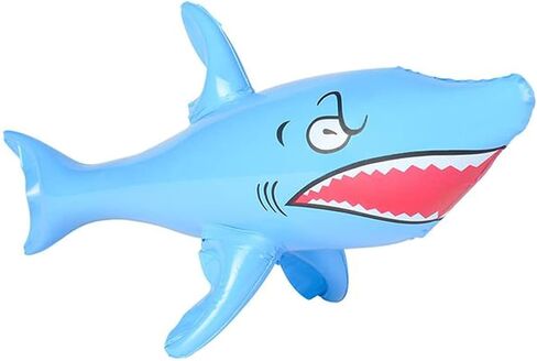 3 حيوانات قرش قابلة للنفخ بطول 24 - لمستلزمات حمام السباحة وهدايا عيد الميلاد للأطفال والكبار 3 عبوات in Kuwait
