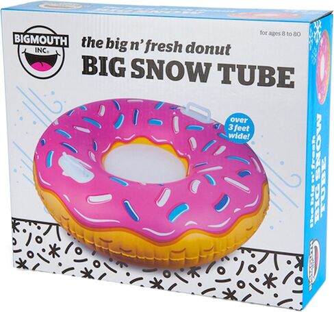 بيغ ماوث انك أنبوب الثلج - أنبوب الثلج القابل للنفخ مع مقابض سهلة الإمساك، مصنوع من الفينيل المتين مع درزات ملحومة - مما يجعله هدية رائعة in Kuwait