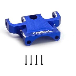 TREAL SCX24 Rear Upper Links Mount Alu#7075 for Axial SCX24 Deadbolt C10 Gladiator Bronco (Black)