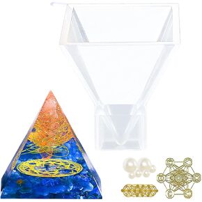 قوالب هرمية من السيليكون مقاس 3 انش للراتنج، قوالب هرمية من الراتنج للتأمل وممارسة اليوغا، قالب هرمي، ديكور طاولة المنزل in Kuwait