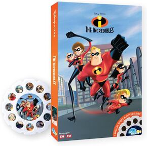 Moonlite Storytime The Incredibles Storybook Reel, A Magical Way to Read Together, Digital Story for Projector, Fun Sound Effects, Learning Gifts for Kids Ages 1 Year and Up