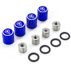 TREAL 1.9 Wheel Center Caps M4 Nuts(4P) for 1/10 RC Crawler TRX4 Axial SCX10 III SCX10 II Capra (Green)
