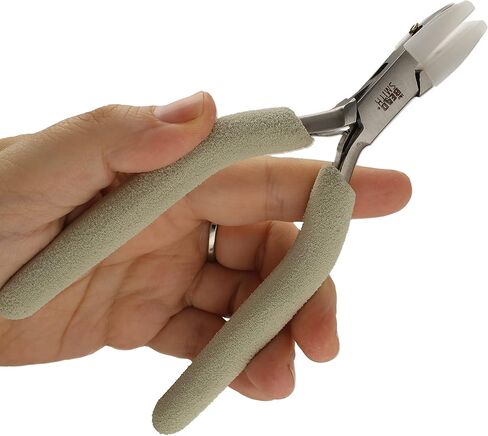 The Beadsmith Wire Elements Tool Set - 3-Piece Kit: Flat Nose, Tungsten Carbide Flush Cutter & 6-in-1 Wire Looper – Elongated, Comfortable Handles with Double-Leaf Springs – Tools for Jewelry Making in Saudi Arabia