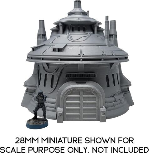 Big Farmhouse - Tabletop Terrain Massa'Dun by War Scenery for Star Wars Legion and Sci-Fi Wargames and RPGs 28mm 35mm 1:47 in Kuwait