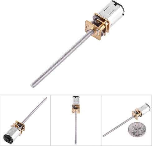 DC 6V Gear Motor, Reduction Motor With Long M3*55MM Screw Thread Output Shaft 30RPM~500RPM Gear Motor for Science Projects(500RPM) in Saudi Arabia