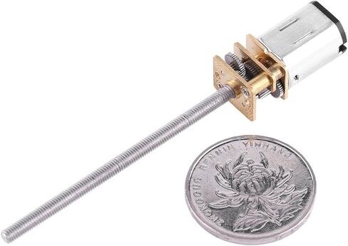 DC 6V Gear Motor, Reduction Motor With Long M3*55MM Screw Thread Output Shaft 30RPM~500RPM Gear Motor for Science Projects(500RPM) in Saudi Arabia