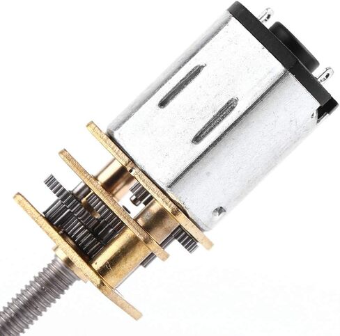 DC 6V Gear Motor, Reduction Motor With Long M3*55MM Screw Thread Output Shaft 30RPM~500RPM Gear Motor for Science Projects(500RPM) in Saudi Arabia
