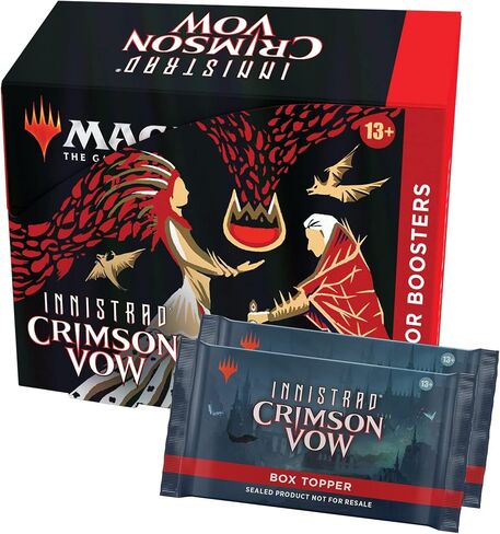 Magic: The Gathering Innistrad: Crimson Vow Collector Booster Box | 12 Packs + 2 Dracula Box Toppers (182 Magic Cards) in Saudi Arabia