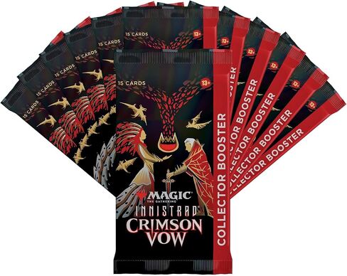 Magic: The Gathering Innistrad: Crimson Vow Collector Booster Box | 12 Packs + 2 Dracula Box Toppers (182 Magic Cards) in Saudi Arabia