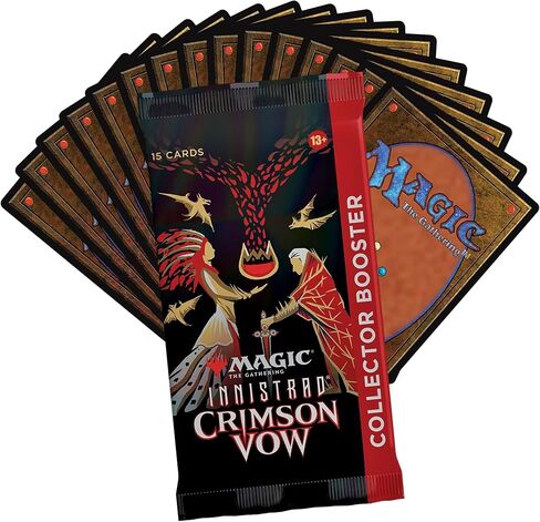 Magic: The Gathering Innistrad: Crimson Vow Collector Booster Box | 12 Packs + 2 Dracula Box Toppers (182 Magic Cards) in Saudi Arabia