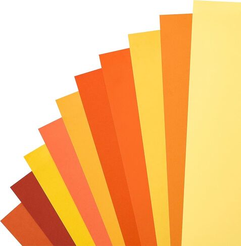 Orange & Yellow Palette 12"; x 12"; Cardstock Paper by Recollections™, 100 Sheets in Saudi Arabia