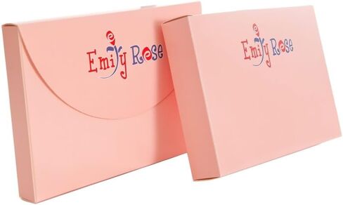 Emily Rose 18 Inch Doll Clothes Soft Footed Heart PJs Pajamas Toy Clothing Gift Set - Includes 18" Doll Sized Teddy Bear Accessory! | Gift Boxed! | Compatible with American Girl Dolls in Saudi Arabia