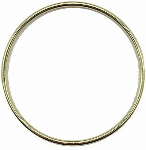 6 قطع PEPRMROE 3 بوصة حلقات معدنية ذهبية حلقات مكرامية لصائدي الأحلام والحرف اليدوية in Kuwait