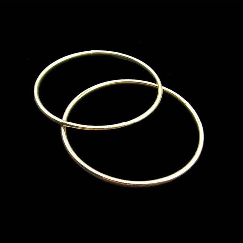 6 قطع PEPRMROE 3 بوصة حلقات معدنية ذهبية حلقات مكرامية لصائدي الأحلام والحرف اليدوية in Kuwait