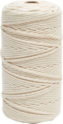 Dreamcatcher DIY Macrame Kit with 3mm Cord 229 Yards, Beads, Hooks, Wooden Rings (153 Pieces) in Saudi Arabia